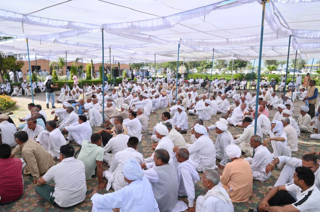 चौ छोटूराम धाम जसिया पर सर्व हरियाणा सर्वखाप पंचायत का आयोजन